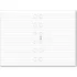 Náplň do diáře Filofax poznámkový blok linkovaný bílý A7