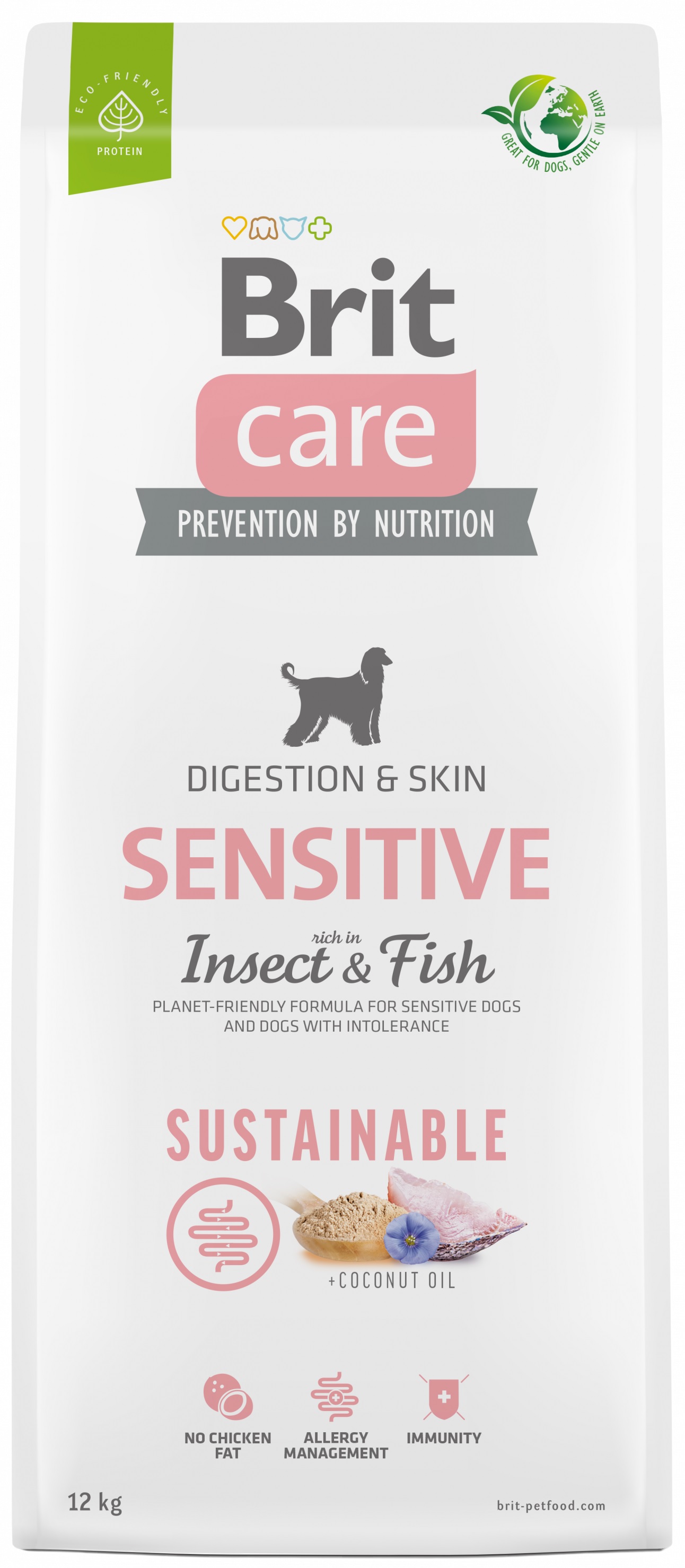 Brit Care Dog Sustainable Adult Digestion and Skin Sensitive Insect ...