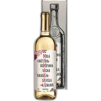 Dárkové víno - Maminka - Chardonnay 0,75