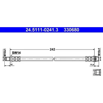 Brzdová hadice Brzdová hadice ATE 24.5111-0241.3