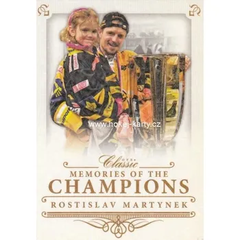 Karetní hra insert karta ROSTISLAV MARTYNEK 14-15 OFS Classic Memories of the Champions /99
