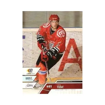 Sběratelská karetní hra řadová karta LUKA TOŠIČ 11-12 Ebel Playercards 2 číslo 169