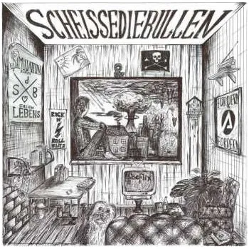 Zahraniční hudba LP Scheissediebullen: Simulation Eines Guten Lebens LTD | NUM | CLR 2023 Numbered Silver Silk Screen Cover Vinyl Limited Edition
