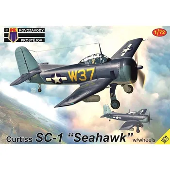 Plastikový model 1/72 Curtiss SC-1 Seahawk w/ wheels (3x camo,SMER)