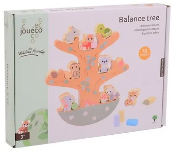 Dřevěná hračka Jouéco The Wildies Family Balanční strom