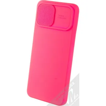 Pouzdro na mobilní telefon 1Mcz CamShield Soft ochranný kryt pro Samsung Galaxy A22 5G sytě růžová (hot pink)