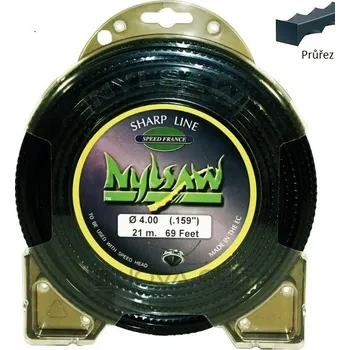 Žací struna 4,0mm-21m Nylsaw