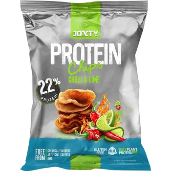 Fitness strava JOXTY proteinové smažené chipsy 22% Chilli a limetka 50g 50g