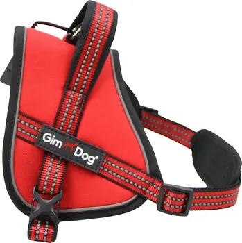 Postroj pro psa Postroj Gimborn Advance L 3,2 x 78-96 cm červený
