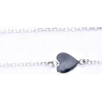 Náhrdelník Stříbrný náhrdelník srdíčko - NH447 (Stříbrný náhrdelník se srdíčkem)