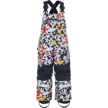 Snowboardové kalhoty Kalhoty D1913 POLARBJORNEN PRINT dětské šedá 80