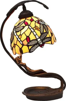 Lampička Clayre & Eef Tiffany Woman 5LL-6096 E14 25W žlutá