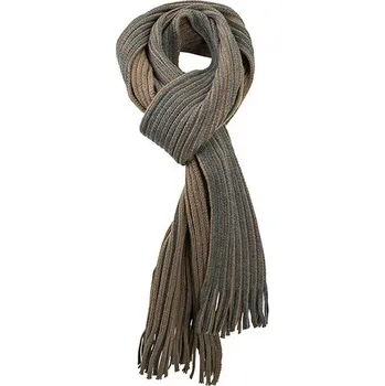 Šátek Daiber - čepice Šála Ribbed Scarf Barva: Olivová tmavá - Antracitová