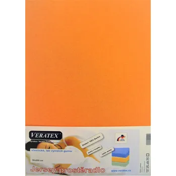 Prostěradlo Jersey prostěradlo 140x220 (č.20-meruňková)
