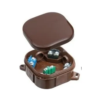 Elektroinstalační krabice A.0022BR (A.0020BR) Krabice instalační na stěnu IP54 5x2 + svorky, SEZ