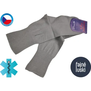 Pánské ponožky Zdravotní ponožky bavlna 36-38 šedá