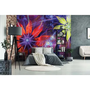 Fototapeta Tapeta Abstraktní květy (vliesová fototapeta)