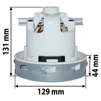 Podlahový mycí stroj Ametek Sací motor-turbína 1100W / 230V 1-st. 131x129x44 pro podl. mycí stroj Kärcher BR 40/10, bypass
