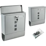 Malatec 1187 stříbrná Poštovní schránka 30,7 x 34 x 10 cm