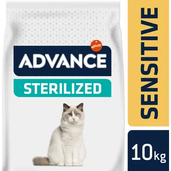 Krmivo pro kočku Advance Sterilized Sensitive dospělá krmivo losos 10 kg