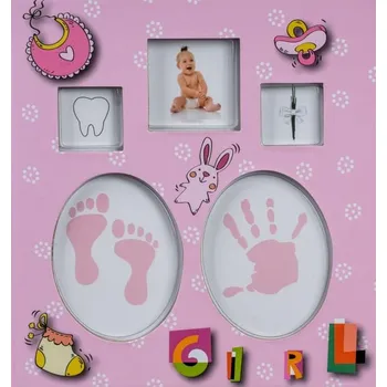 Fotoalbum Fandy While 2 22 x 22 cm růžové