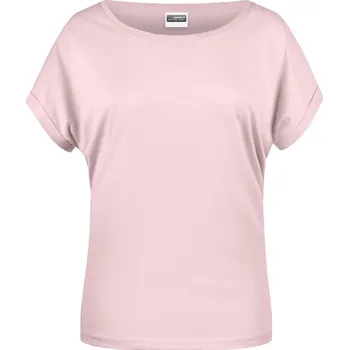 Dámské tričko Daiber Dámské tričko Casual z Bio bavlny JN8005 Barva: Růžová měkká, Velikost: L