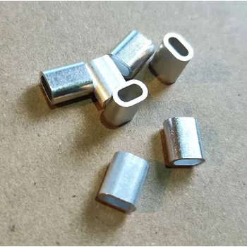 Lano Objímka hliníková lisovací 3,5mm, DIN 3093 - Alu