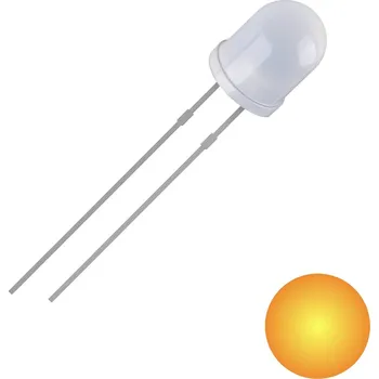 Polovodič Quadrios 2111O165 LED s vývody žlutá kulatý 3 mm 700 mcd 30 ° 20 mA 2 V