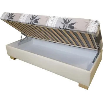 Postel Jednolůžko DAVID | 80x200 cm | pevný rošt | VÝBĚR POTAHU A MATRACE | výroba v ČR