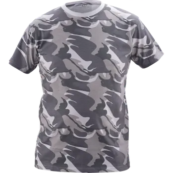 pracovní tričko Cerva Tričko CRV CRAMBE camouflage šedá XXL
