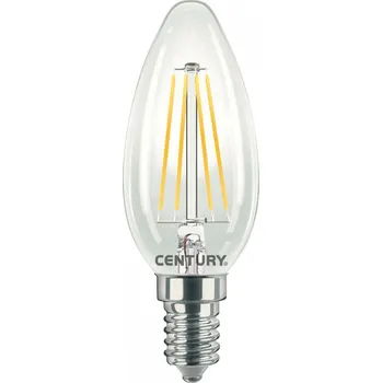 Žárovka CENTURY LED FILAMENT SVÍČKA ČIRÁ 6W E14 2700K 806Lm 360d 35x98mm IP20 CEN INM1-061427