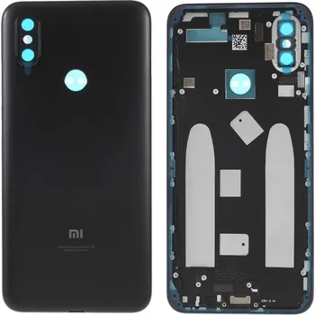 Náhradní kryt pro mobilní telefon Xiaomi Mi A2 zadní kryt baterie černý včetně čočky fotoaparátu (Service Pack)
