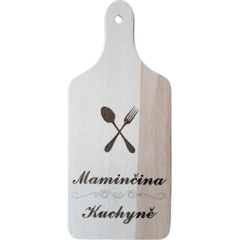 Kuchyňské prkénko Bohemia GIFTS Dekorační kuchyňské prkénko 26,5 cm – maminčina kuchyně