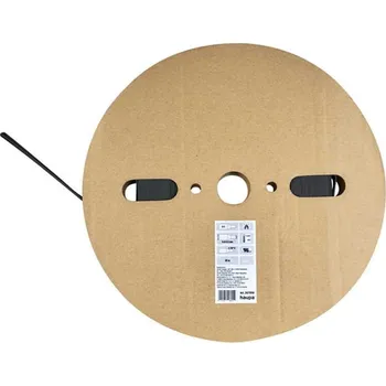 elektrický kabel 267050 Bužírka teplem smršťovací 2:1, černá, 3,5 - 1,5 mm, 25 m, Haupa