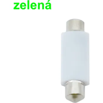 Osvětlení interiéru vozidel LED do interiéru sufit 41mm zelená - ledpodsviceni.cz, 1.5W, 12V