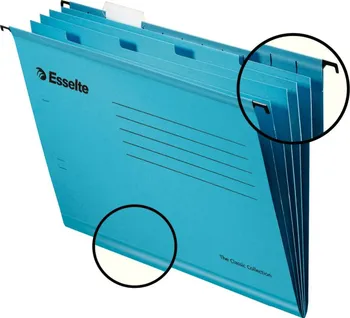 Esselte Classic zesílené závěsné desky A4 10 ks modré