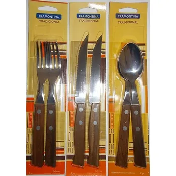 Příbor Tramontina steakový příbor a lžíce nerez pro 2 osoby