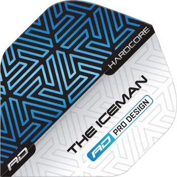 Příslušenství pro šipky Red Dragon Letky Gerwyn Price Iceman Hardcore - Blue & White RF6846
