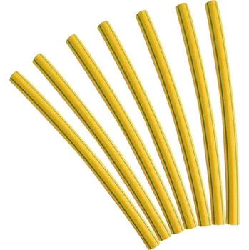 elektrický kabel 267404 Bužírka teplem smršťovací 2:1, zelenožlutá, 12,7 - 6 mm, 1,2 m, Haupa