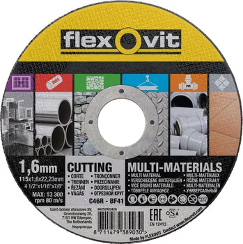 Toulec Řezný kotouč 115x1,6x22,2