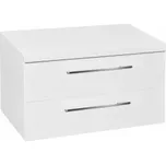 Krajcar KG Geo koupelnová skříňka 100 x 46 x 50 cm s výřezem bílá 2KG.100