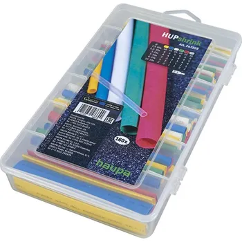 267202 Sada teplem smršťovacích bužírek 2:1, 6 barev, 160 ks, Haupa