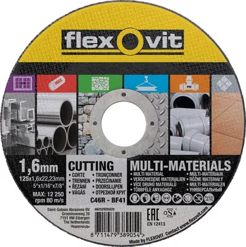 Toulec Řezný kotouč 125x1,6x22,2