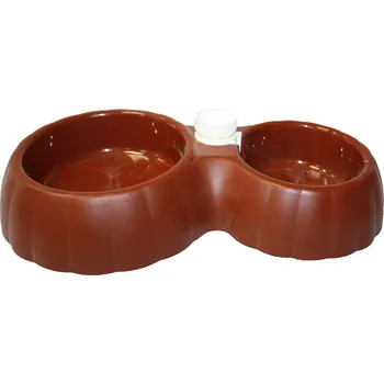 Miska pro psa PETplast Plastová dvoumiska velká