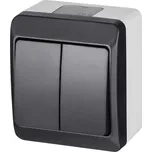 5332-07 GALATEA Spínač sériový č.5 IP44 antracit, Famatel