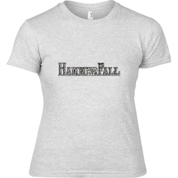 Dámské tričko šedivé dámské triko HammerFall