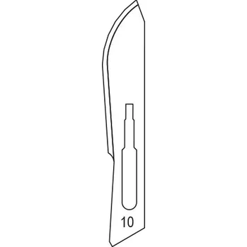 Péče o nohy BIO NAILS Čepelky SURGEON č. 10 Kusy: 1 ks