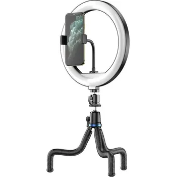 Fotoateliérová technika Apexel Ring light 10 s USB stativem Octopus