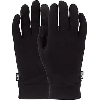 Rukavice Rukavice POW W'S MERINO LINER Black velikost L