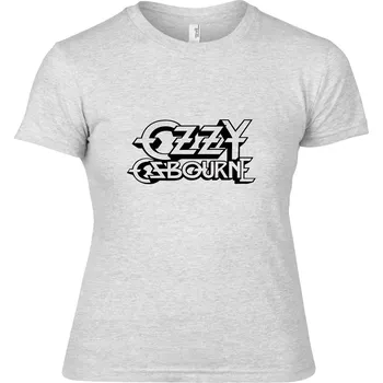 šedivé dámské triko Ozzy Osbourne